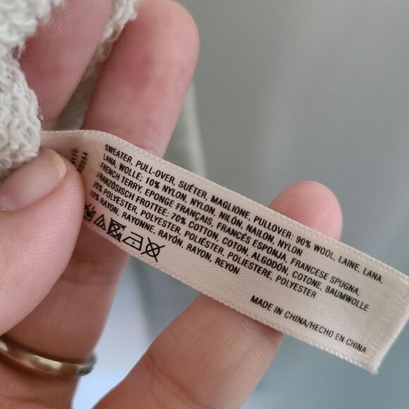 Anthropologie |‎ Northam Cottage Wool Blend Cardigan sz M - Picture 3 of 6